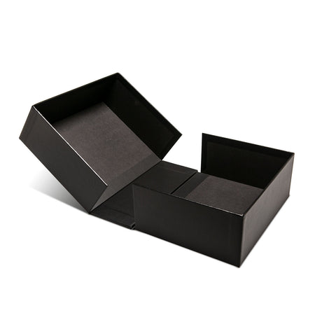 Print File Archival PBB11144 Clamshell Portfolio Box with Black Lining - 11 x 14 x 4" (Black)-Clamshell Portfolio Boxes 4" Deep-Kudos Cameras