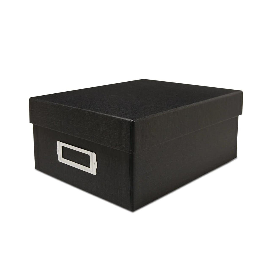 Print File Archival PH46BLK Photo Storage Box (Black)-Photo Storage Boxes & Envelopes-Kudos Cameras