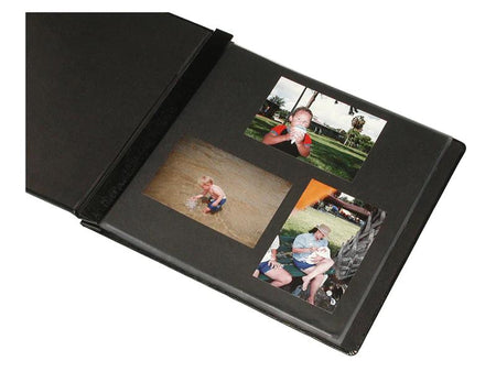Print File Archival SB1212BIP 12 x 12" Cardstock Insert Pages for Scrapbooks (Black)-12x12 Post Bound Scrapbooks-Kudos Cameras