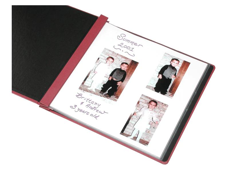 Print File Archival SB1212WIP 12 x 12" Cardstock Insert Pages for Scrapbooks (White)-12x12 Post Bound Scrapbooks-Kudos Cameras