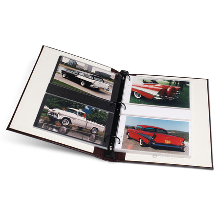 Print File Archival Sonic4-46MB Photo Pages with Black Paper Insert for 4 Prints - 4 x 6" (25 Pack)-Archival Albums & Clear Album Pages-Kudos Cameras