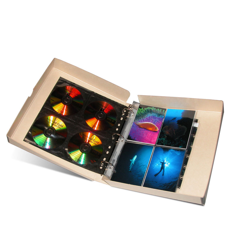 Print File Archival TBB12112 Metal-Edge Box Binder (Tan)-3-Ring Metal Edge Binder Box-Kudos Cameras