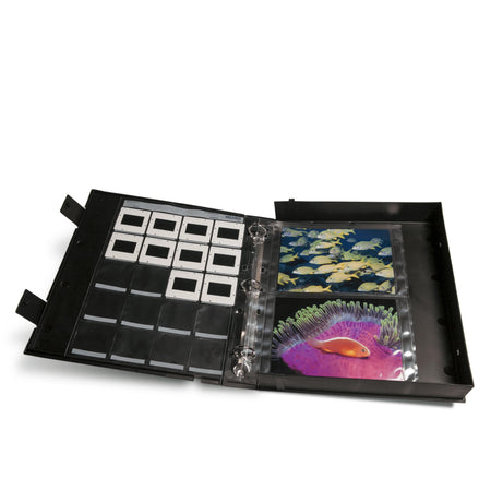 Print File Archival VUE-200 Safe-T-Binder (Box Binder) with 1" O-Rings (Black)-Safe-T-Binder-Kudos Cameras