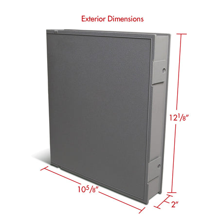 Print File Archival VUE-227 Safe-T-Binder (Box Binder) without Rings (Grey)-Safe-T-Binder-Kudos Cameras