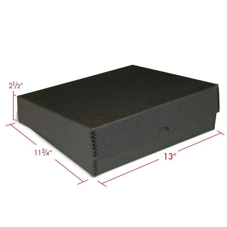 Print File BBB12112 Black Metal Edge 3-Ring Binder Box 11-3/4x13x2-1/2-3-Ring Metal Edge Binder Box-Print File