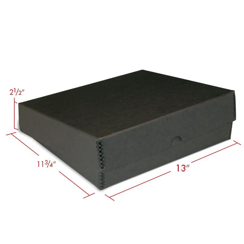 Print File BBB12112 Black Metal Edge 3-Ring Binder Box 11-3/4x13x2-1/2-3-Ring Metal Edge Binder Box-Print File
