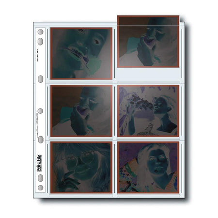Print File EM-6 pack of 100 for 6 - Polaroid type 665 negatives-Slide Preservers-Print File