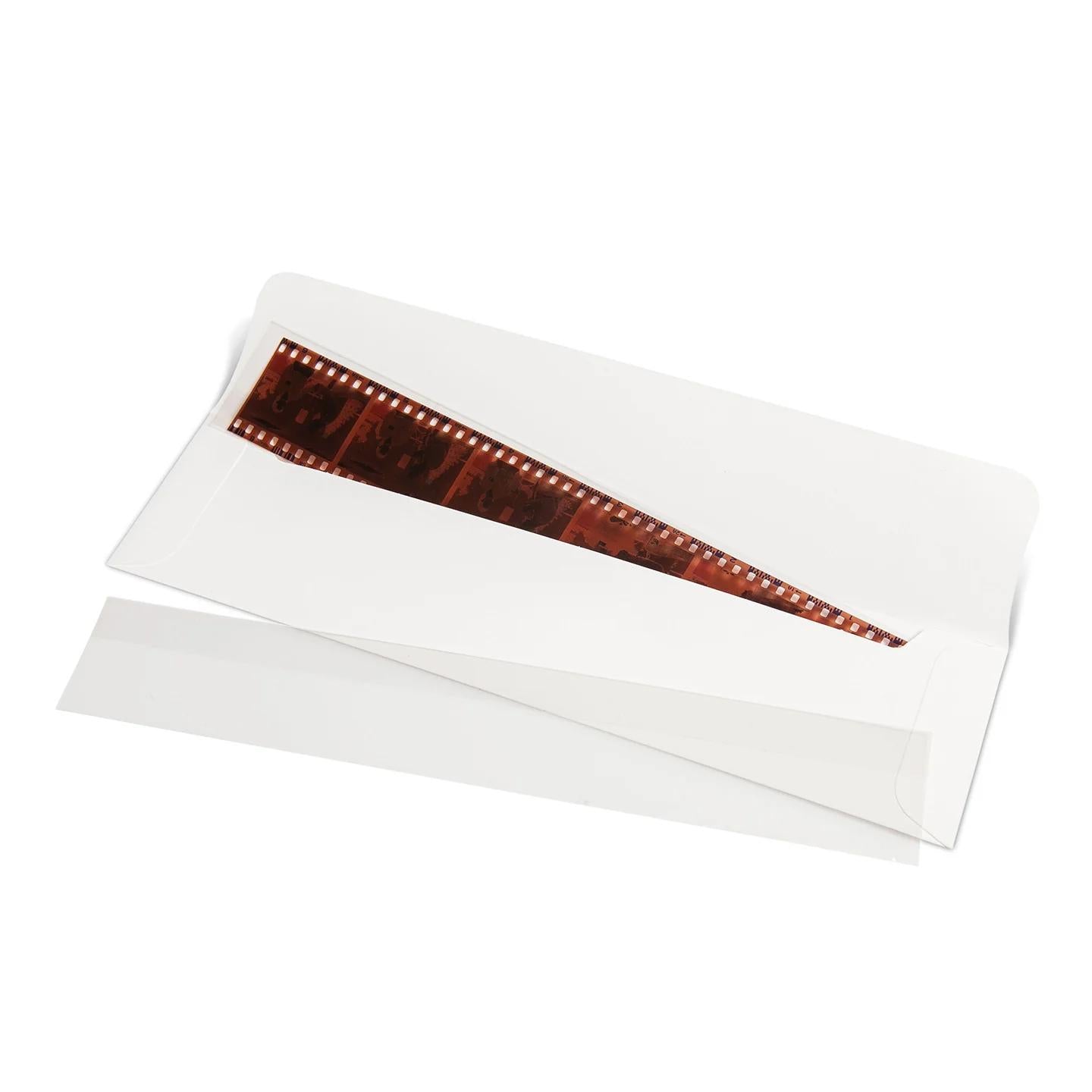 Print File FE350 Unbuffered 35mm Negative Strip Flap Envelope 35mm 6 Frames pack of 50-Negative Storage Print Envelopes / Boxes-Print File