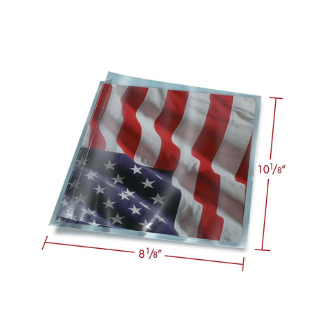 Print File PP810 pack of 50 FoldFlap 2.4 mil BOPP Polypropylene 8x10 Sleeves-PF Label 8x10-Foldflap Polypropylene Sleeves-Kudos Cameras