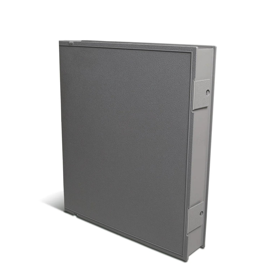 Print File Grey 1" O-Ring Polypropylene Box Binder -10-1/4x11-3/4x2-Safe-T-Binder-Print File