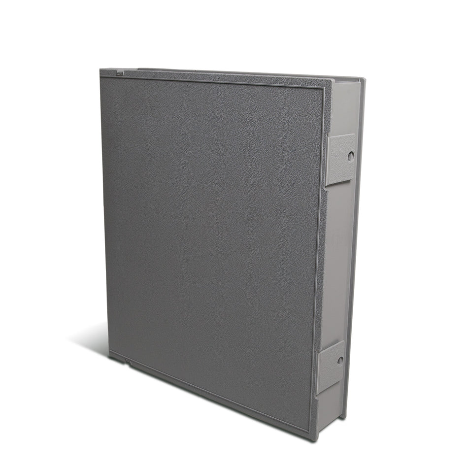 Print File Grey Polypropylene Box witrhout rings -10-1/4x11-3/4x2-Safe-T-Binder-Print File