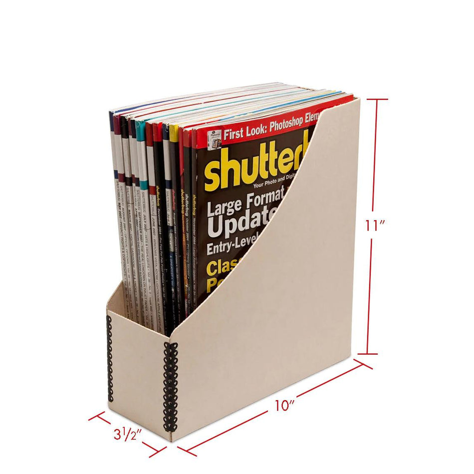 Print File MAG11103 Tan Magazine File 11x10x3-1/2-Magazine / Pamphlet Storage-Kudos Cameras
