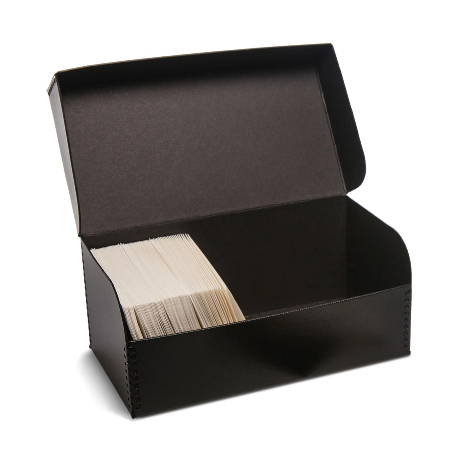 Print File NSB45-120 Black FlipTop Negative Box-fits NP45 & FE120 4-3/4x5-3/4x11-Negative Storage Print Envelopes / Boxes-Kudos Cameras