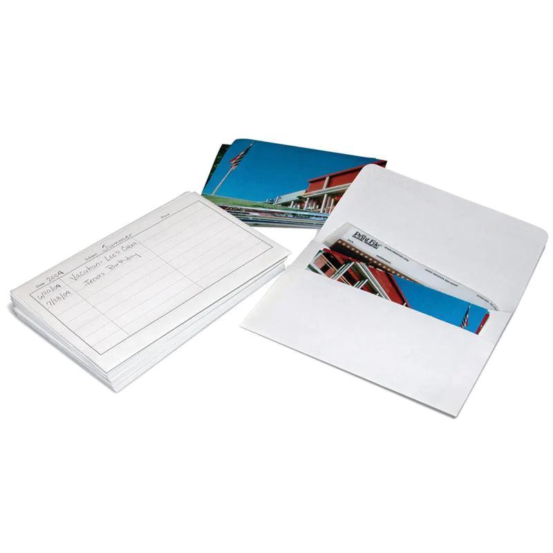 Print File PH-ENV Archival Photo Storage Envelopes 7-1/4x4-5/8 pack of 25-Photo Storage Boxes & Envelopes-Kudos Cameras