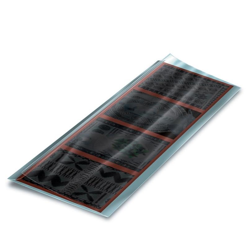 Print File PP120 carton of 500 FoldFlap 2.4 mil BOPP Polypropylene 120 Sleeves 120(4 Frames)-Foldflap Polypropylene Sleeves-Print File