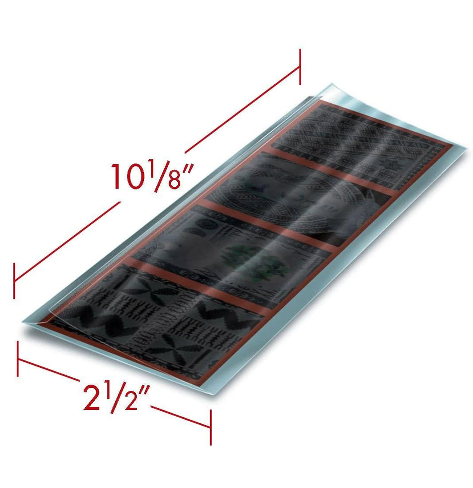 Print File PP120 pack of 50 FoldFlap 2.4 mil BOPP Polypropylene 120 Sleeves-PF Label 120(4 Frames)-Foldflap Polypropylene Sleeves-Print File