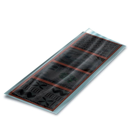 Print File PP120 pack of 50 FoldFlap 2.4 mil BOPP Polypropylene 120 Sleeves-PF Label 120(4 Frames)-Foldflap Polypropylene Sleeves-Kudos Cameras