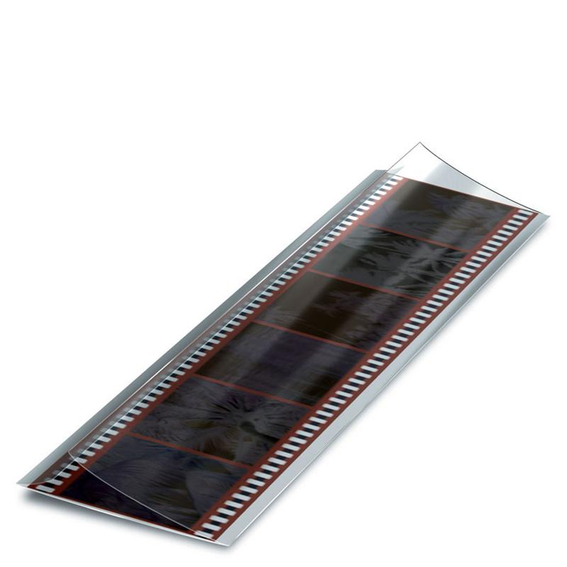 Print File PP35 pack of 50 FoldFlap 2.4 mil BOPP Polypropylene 35mm Sleeves-PF Label 35mm(6 Frames)-Foldflap Polypropylene Sleeves-Kudos Cameras