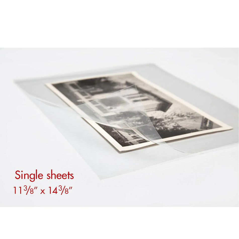 Print File PS1114 3 mil Polyester Sheets 11-3/8x14-3/8 pack of 25-Polyester Sheets/Tape-Print File