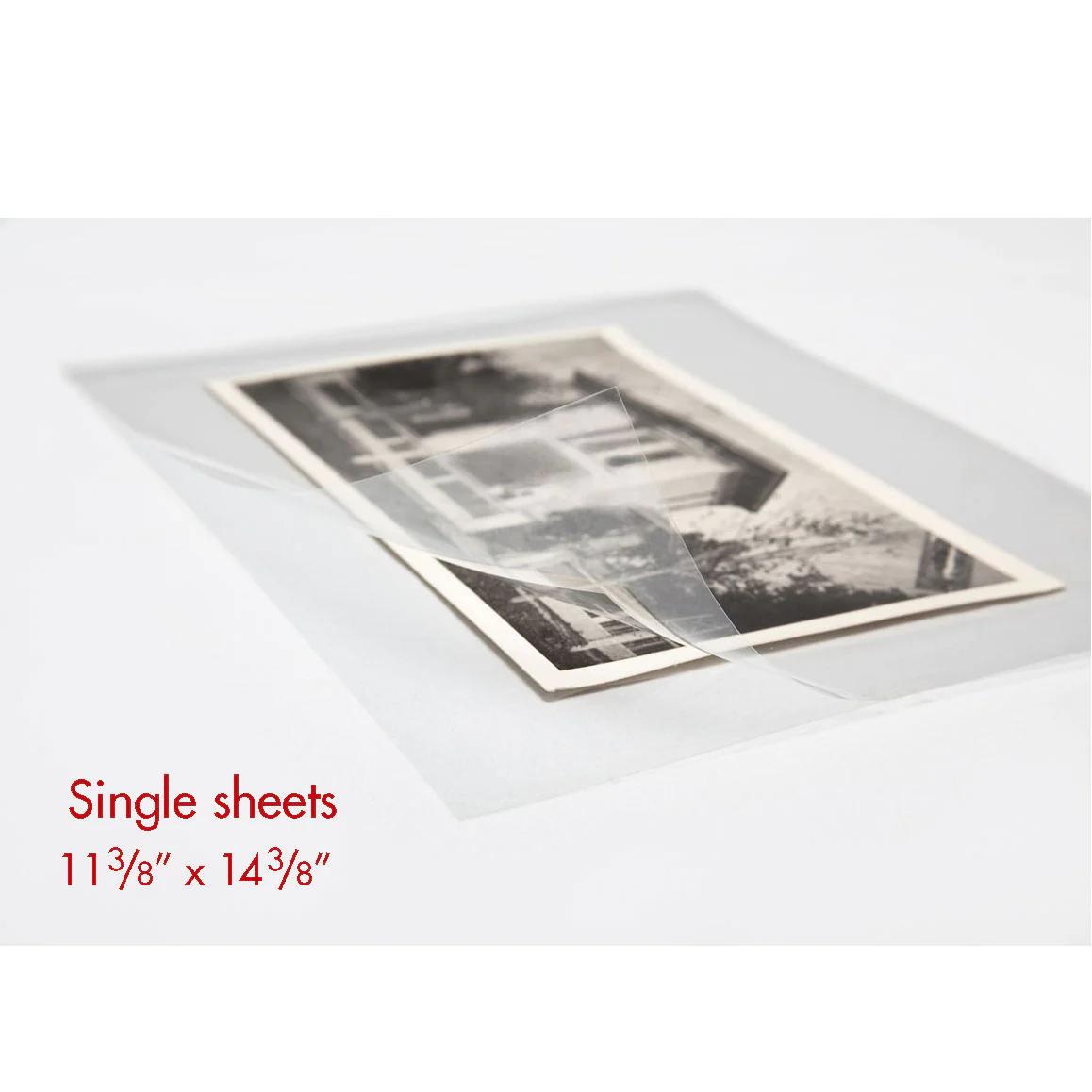Print File PS1114 3 mil Polyester Sheets 11-3/8x14-3/8 pack of 25-Polyester Sheets/Tape-Kudos Cameras
