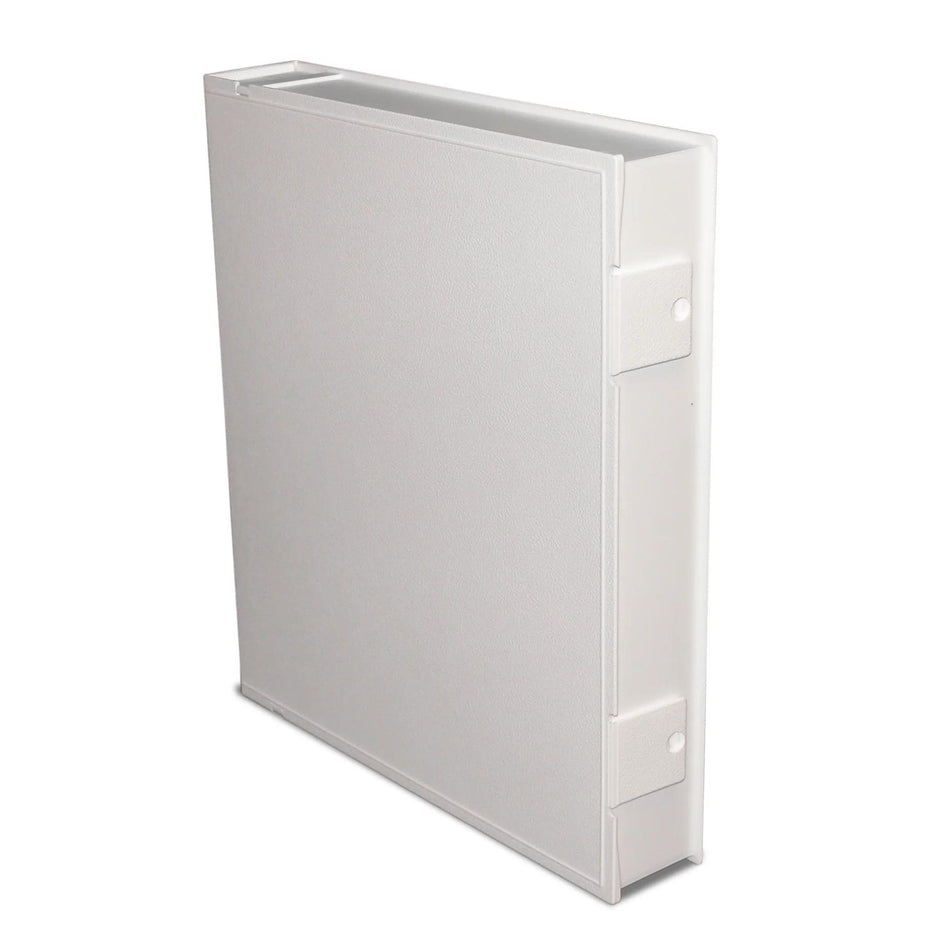 Print File White 1" O-Ring Polypropylene Box Binder -10-1/4x11-3/4x2-Safe-T-Binder-Print File