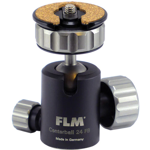 FLM CB-24FB/PRS-45 Centre Ball Head with Friction CB-24FB with Nano Quick Release Set PRS-45