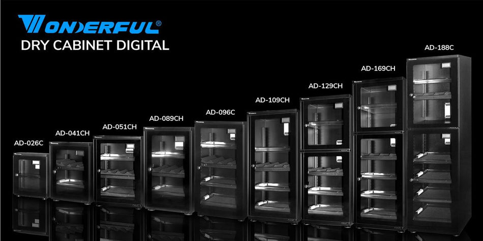Wonderful AD-051CH (50 Litre) Dry Cabinet with Digital Hygrometer-Dry Cabinets-Kudos Cameras