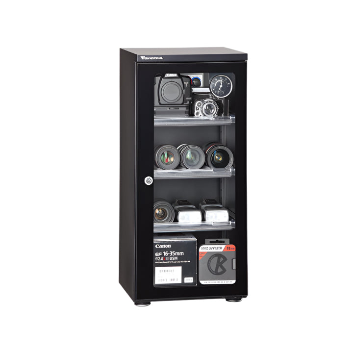 Wonderful AD-060C (64 Litre) Dry Cabinet with Digital Hygrometer-Dry Cabinets-Kudos Cameras