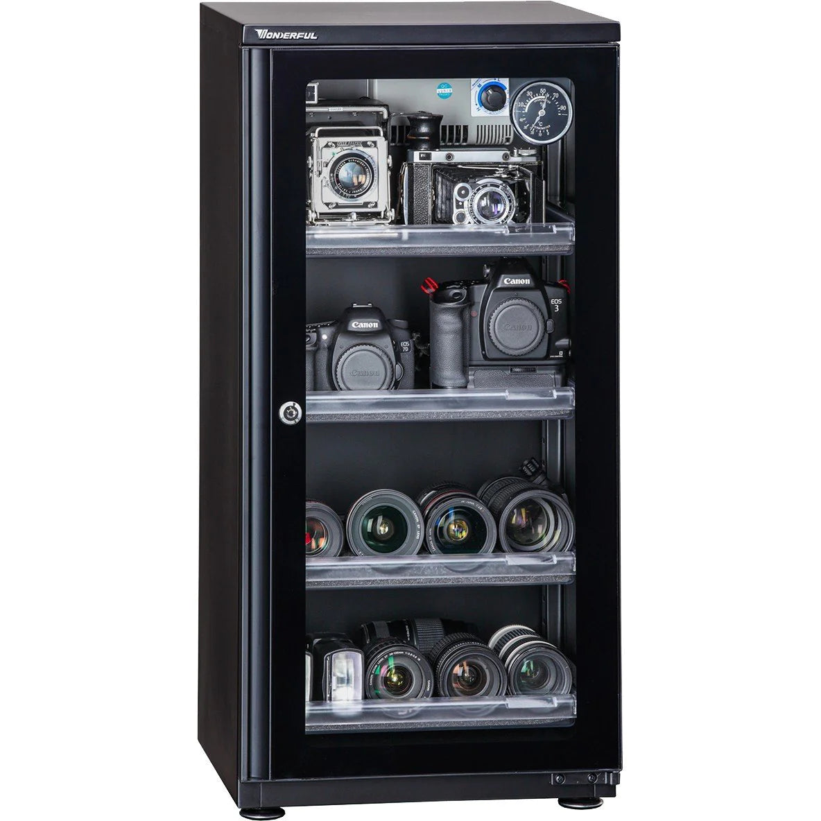 Wonderful AD-109CH (106 Litre) Dry Cabinet with Digital Hygrometer-Dry Cabinets-Kudos Cameras