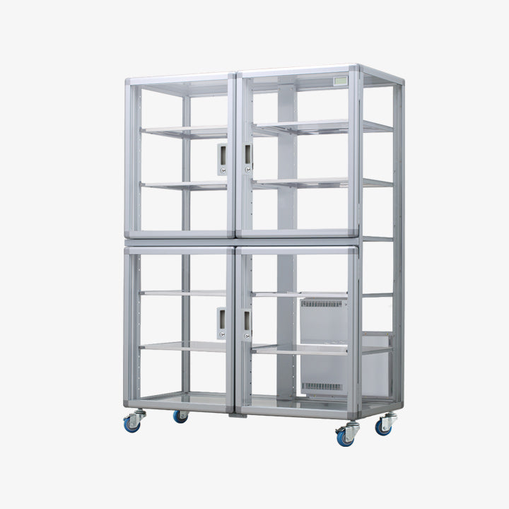 Wonderful ALD-801S (870 Litre) Transparent Dry Cabinet-Industrial Dry Cabinets-Kudos Cameras