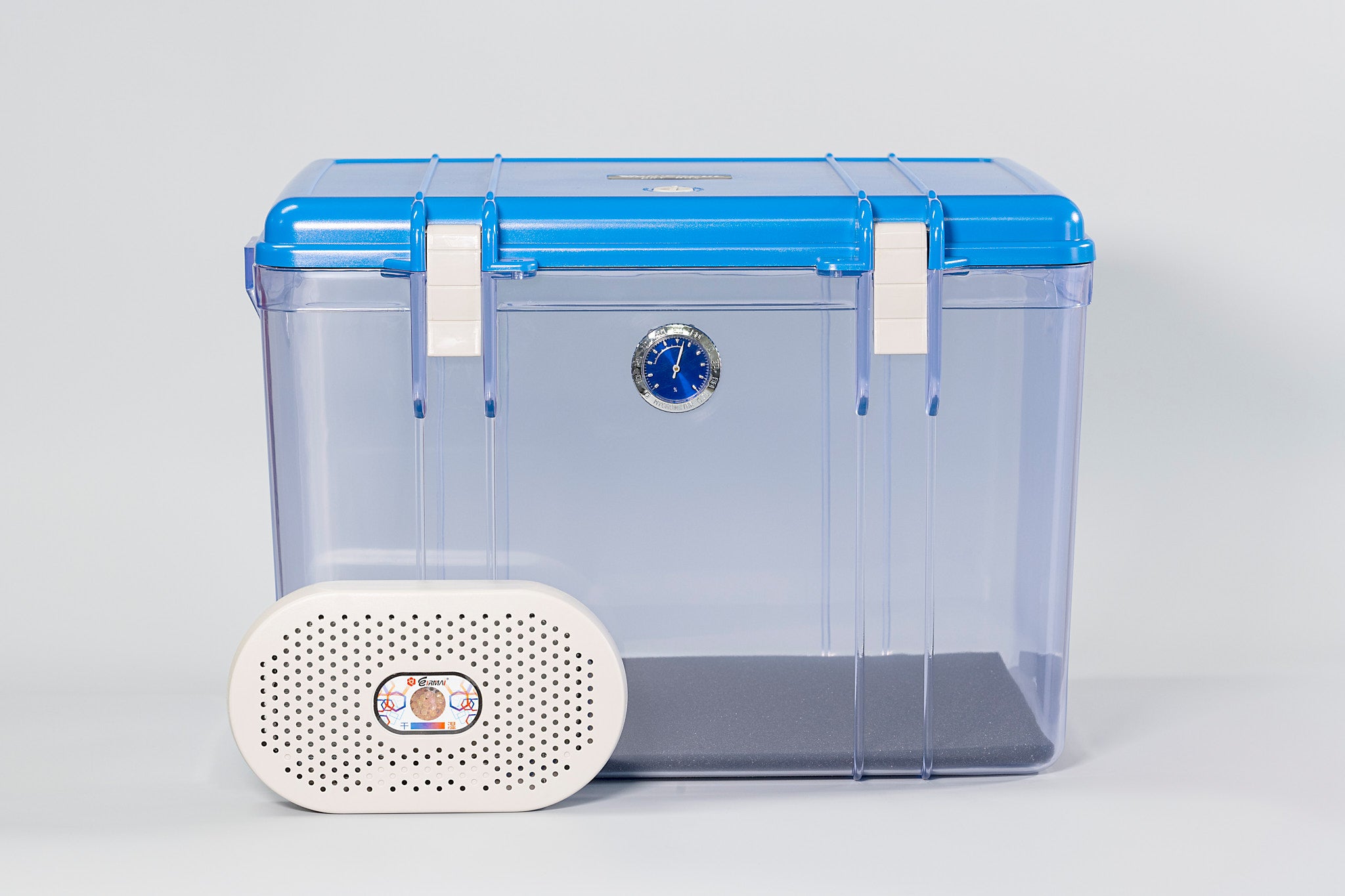 Wonderful DB-3828 (28 Litre) Dry Box with Hygrometer & HD-90C Electronic Moisture Absorber-Dry Box Kits-Kudos Cameras