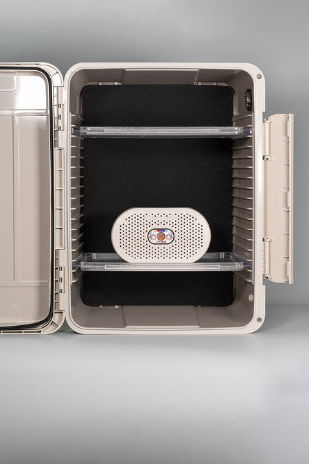 Wonderful DB-4832U (50 Litre) Heavy Duty Dry Box with Hygrometer & HD-100C Electronic Moisture Absorber-Dry Box Kits-Wonderful