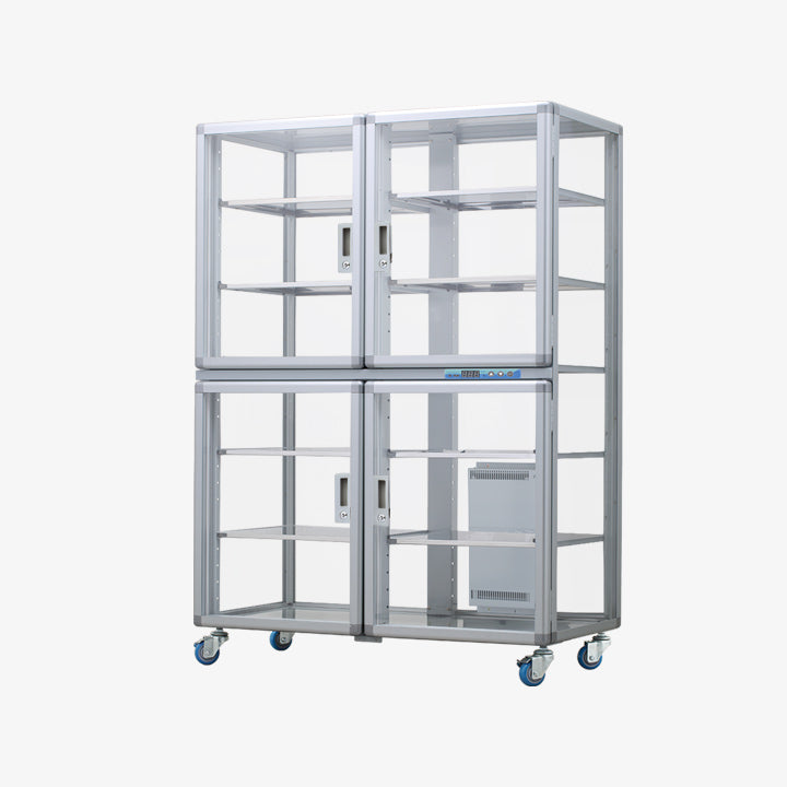 Wonderful EALD-801S (870 Litre) Transparent Dry Cabinet (RH Range 1-50%)-Industrial Dry Cabinets-Kudos Cameras