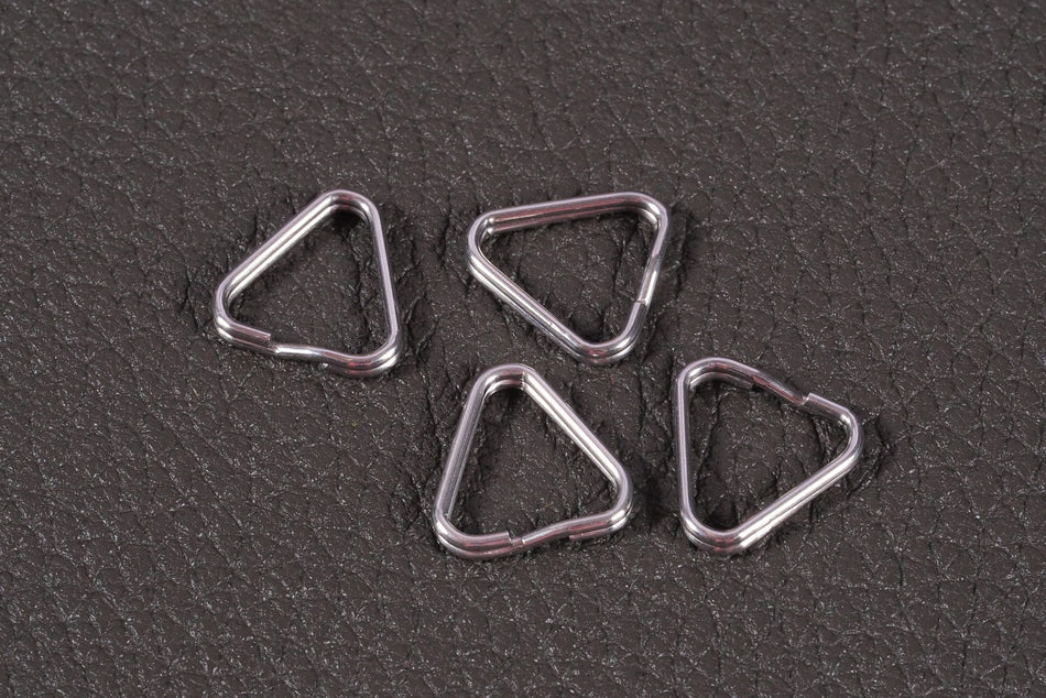 Eddycam Triangle rings silver 4 x
