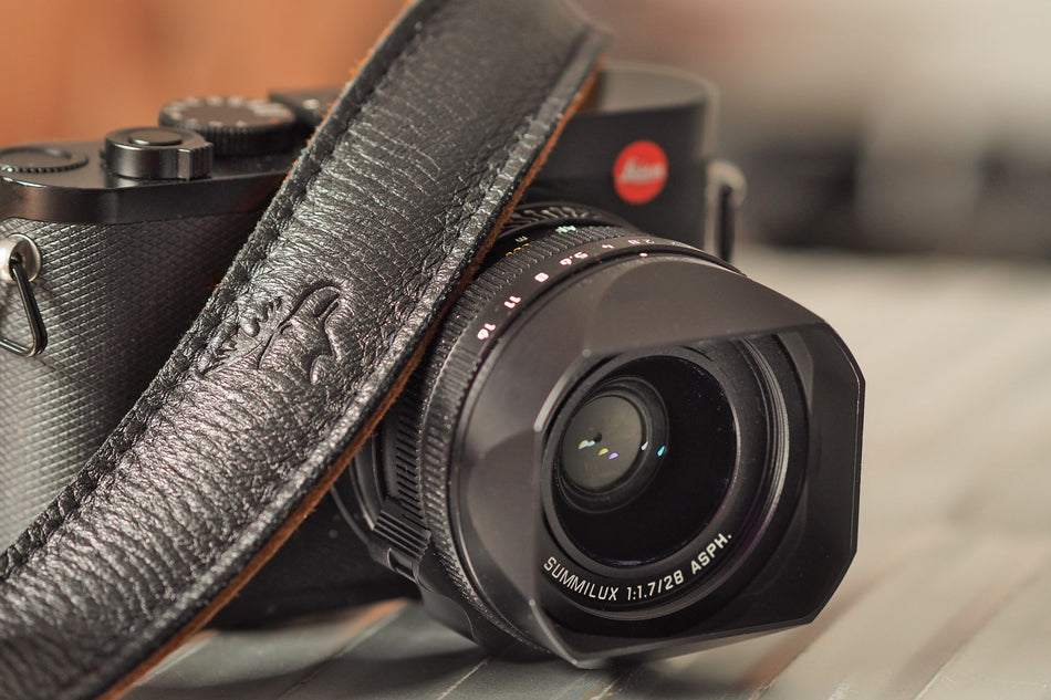 Eddycam 33mm Camera Strap  black-natural