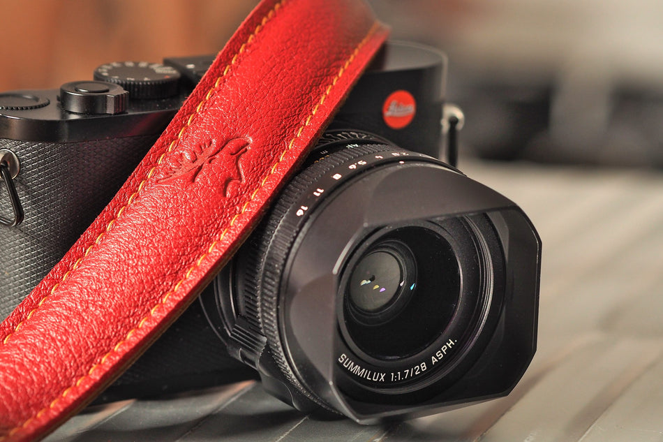Eddycam 33mm Camera Strap red-natural