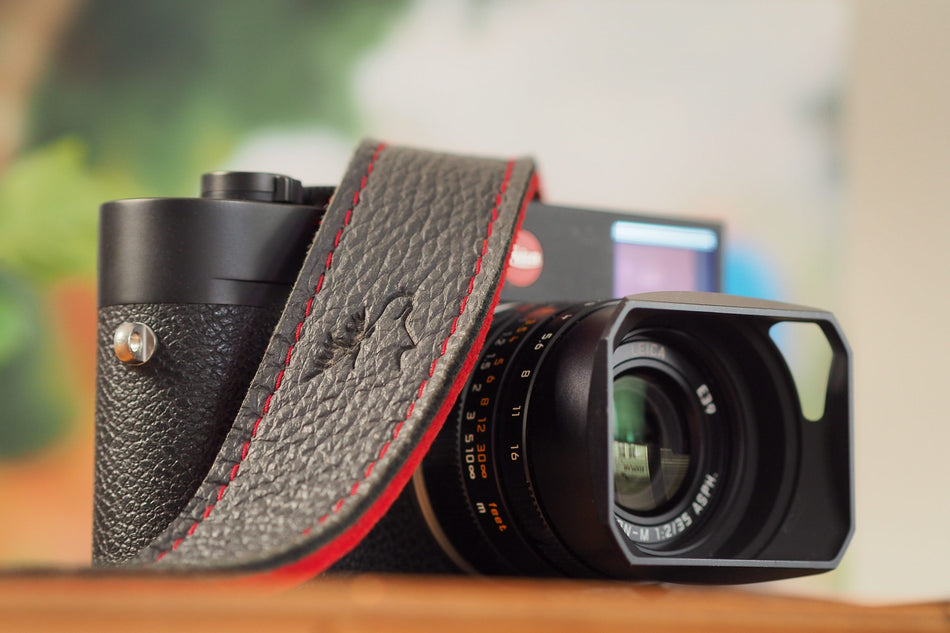 Eddycam Edition 35mm Camera Strap  anthracite-red