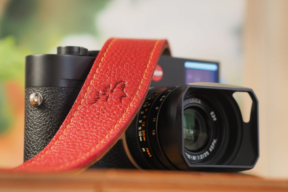 Eddycam Edition 35mm Camera Strap red-natural