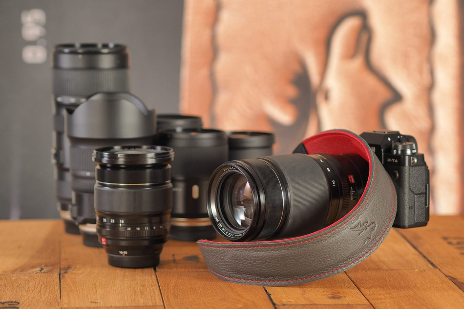 Eddycam 50mm Camera Strap  anthracite-red