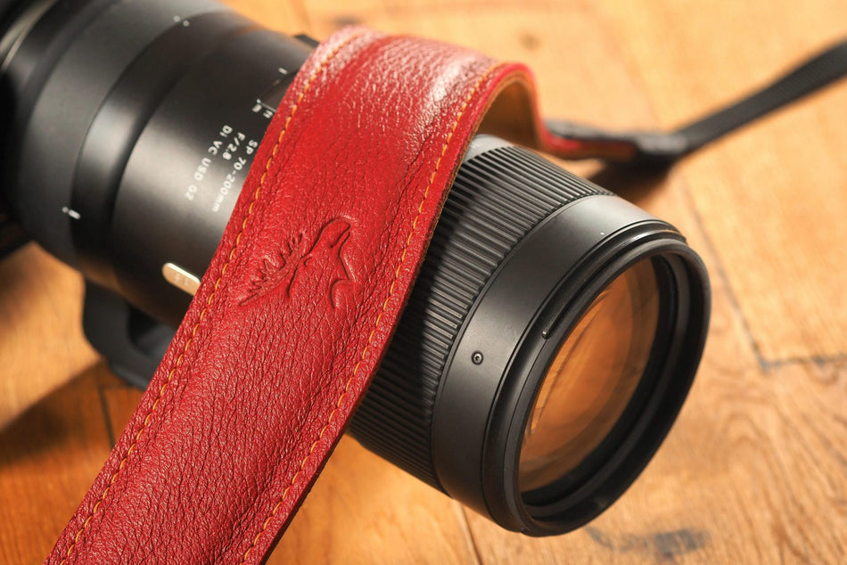 Eddycam Edition 50mm Camera Strap  red-natural