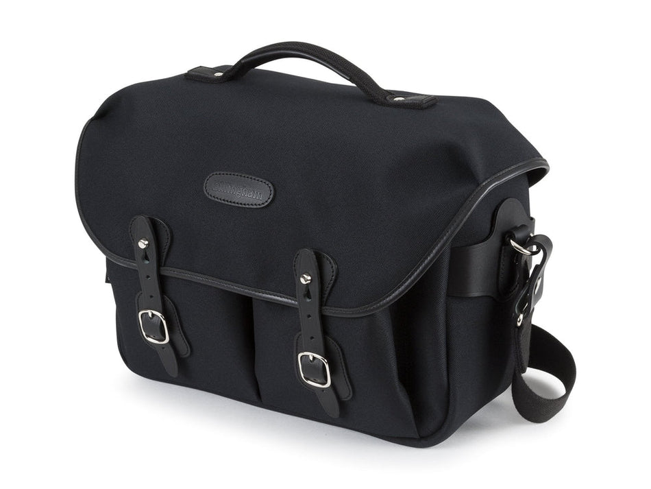 Billingham Hadley One Camera Bag - Black Canvas / Tan Leather