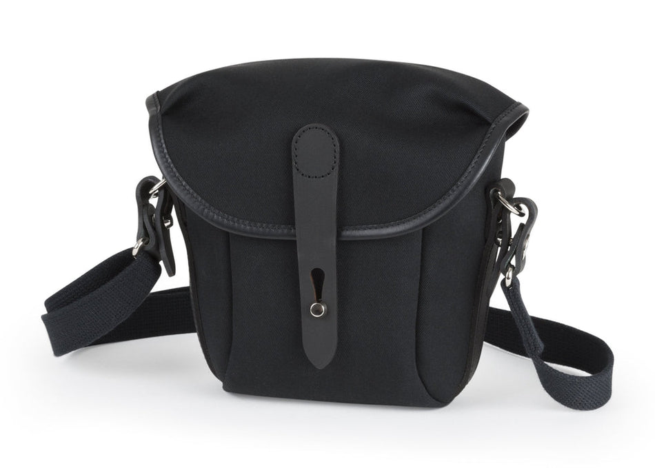 Billingham Galbin Binocular Case Size 8 - Black FibreNyte / Black Leather-Binocular Cases-Billingham