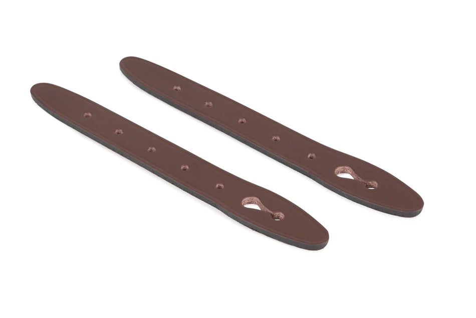 Billingham Hadley Pro 2020 (Pair) Front Straps - Chocolate Leather-Camera Bag Accessories-Kudos Cameras