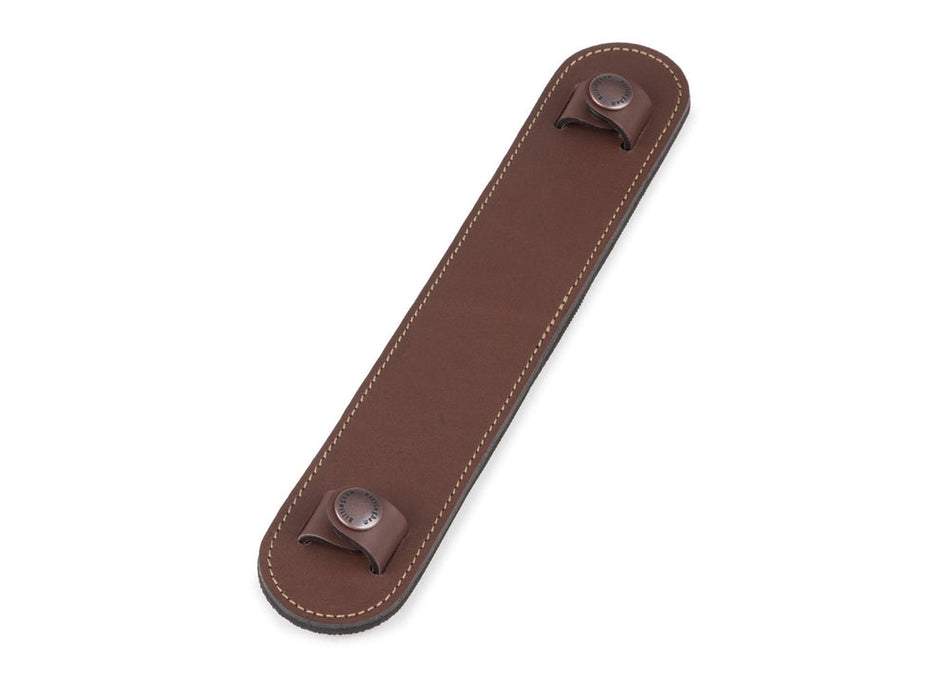 Billingham SP10 Shoulder Pad - Chocolate Leather with Antique Studs-Camera Bag Accessories-Kudos Cameras