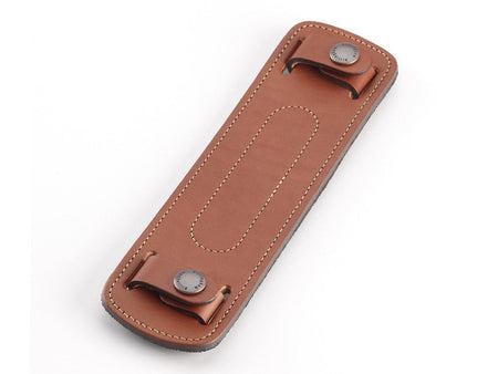 Billingham SP15 Shoulder Pad - Tan Leather with Antique Studs-Camera Bag Accessories-Kudos Cameras
