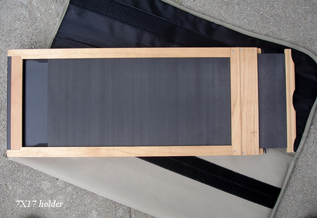 CHAMONIX FH810 Film Holder 8x10 (Wooden) with Carbon Fibre Dark Slide - Sheet Film-Film Holders-Kudos Cameras