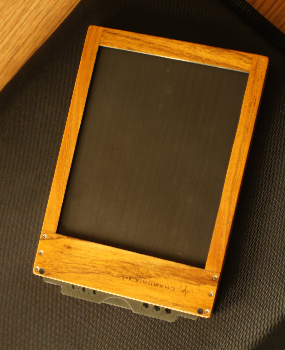 CHAMONIX FH810WP Film Holder 8x10 (Wooden) with Carbon Fibre Dark Slide - Wet Plate-Wet Plate Film Holders-Kudos Cameras