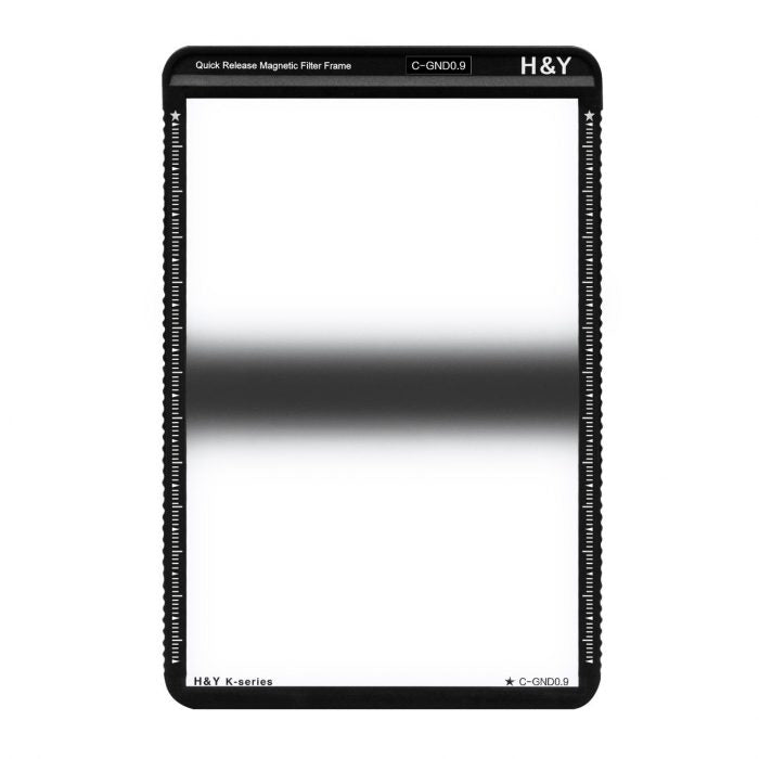H&Y Filters 100x150mm K-Series Centre Graduated GND0.9 Filter (3-Stop) with Magnetic Filter Frame-100x150 Filters-H&Y Filters