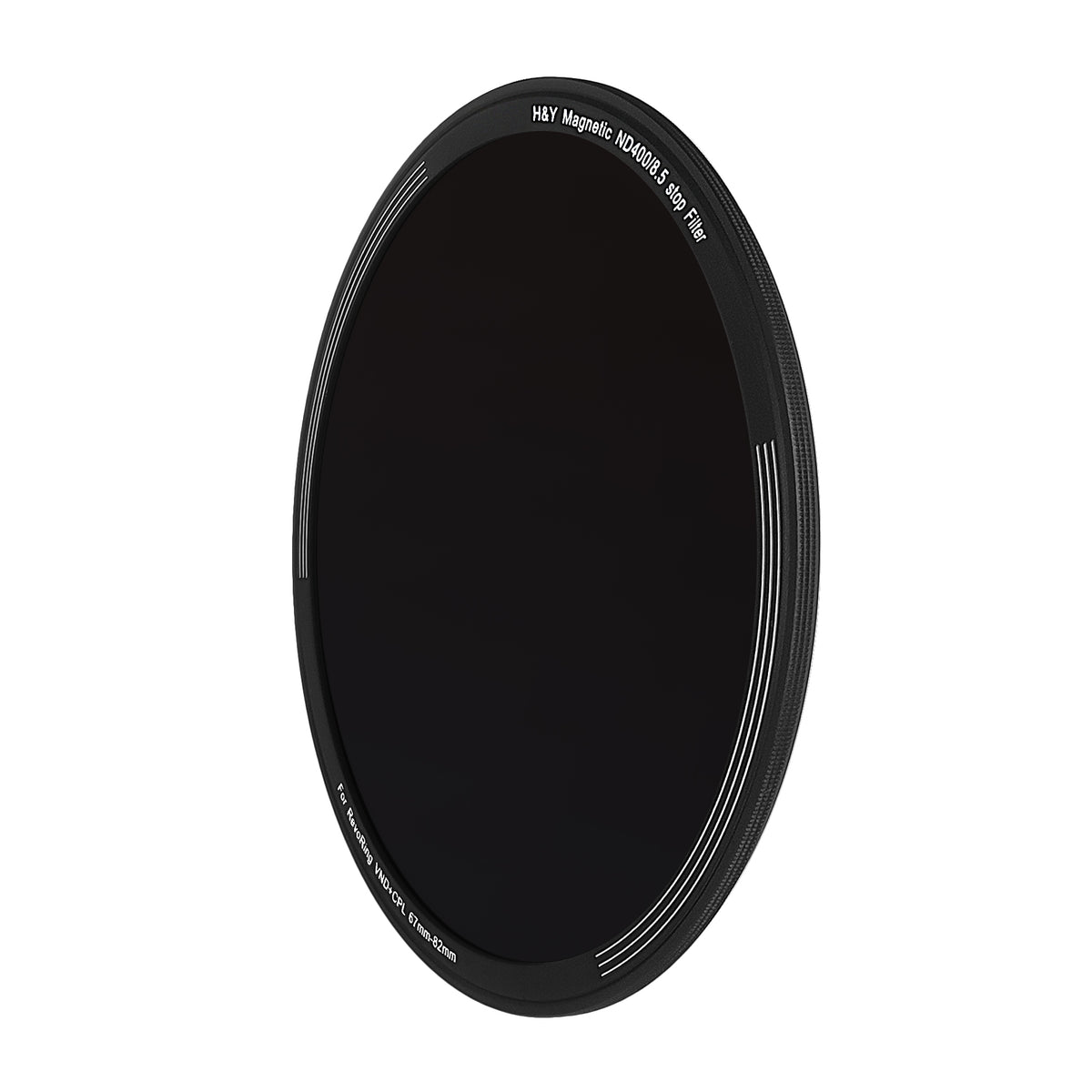 H&Y Filters ND400 (9 Stop) Magnetic Clip-On Filter for RevoRing (46-62mm)-62mm Filters for Revo & Swift Rings-Kudos Cameras