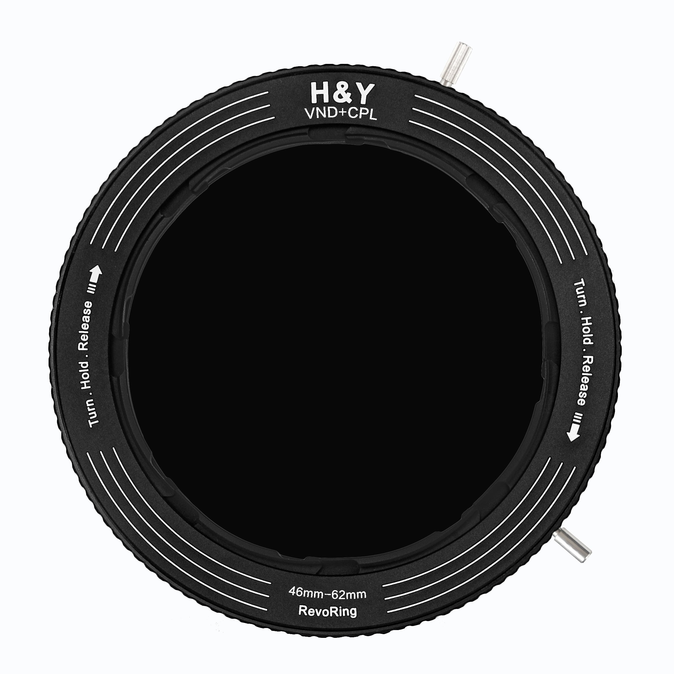H&Y Filters RevoRing Variable ND3-ND1000 & Circular Polarizer Filter (58-77mm)-Variable Lens Adapter VND+CPL Filter-Kudos Cameras